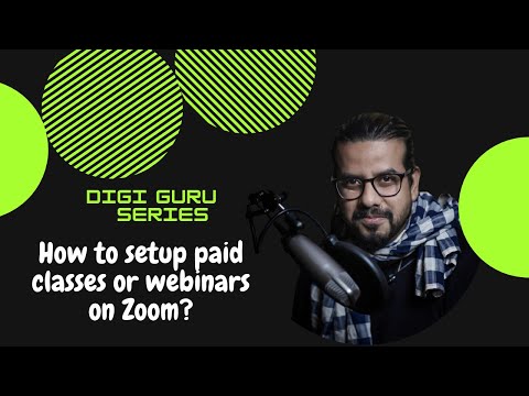 How to setup paid classes or webinars on Zoom?