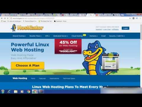 How to book a hosting in hostgator for wordpress website